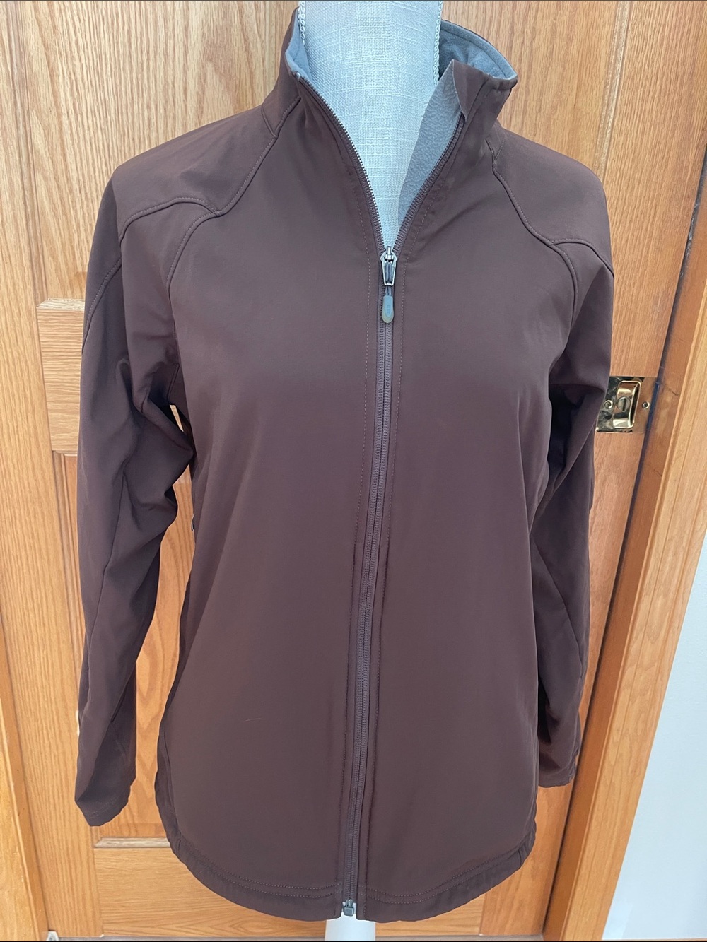REI Women's Dark Brown Full-Zip Utility Jacket